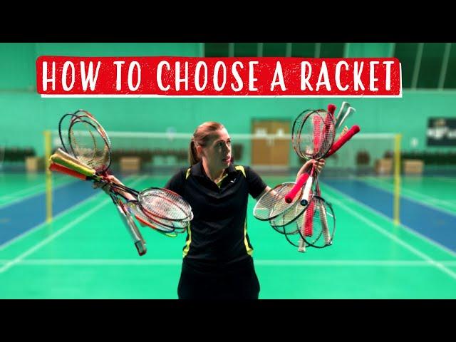 How To Choose The BEST BADMINTON RACKET For You