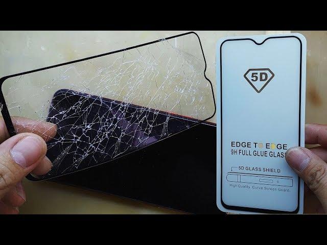 OPPO F9 5D Full Glue Protect Tempered Glass