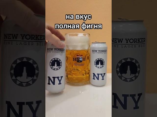 пиво New Yorker / обзор на пиво #38 / #пиво #пивоварня #пивоварение #пивнойобзор #cerveza