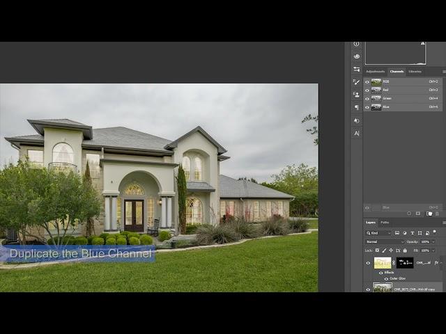 How to Edit a Day to Dusk Image - Real Estate Photo Editing