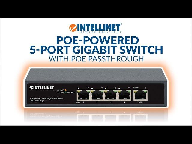 5 Port Gigabit Switch with PoE Passthrough