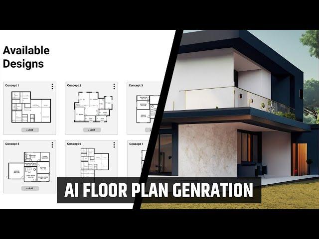 Generative floor plan design using AI- Maket.ai #ai #architecture