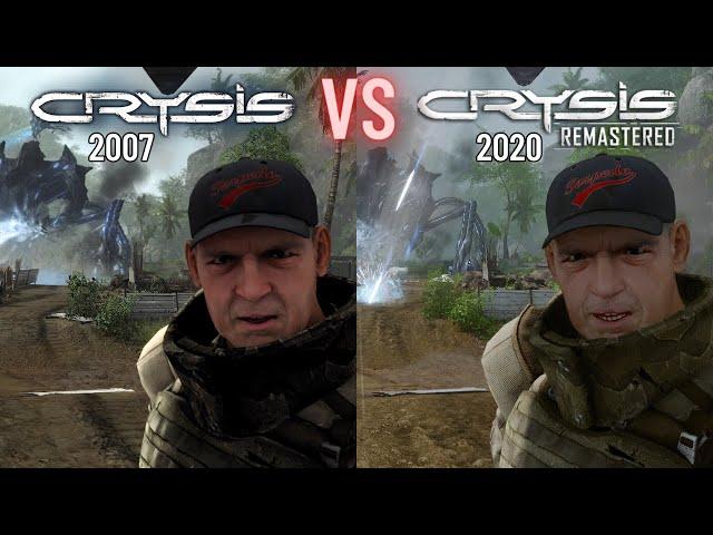 Crysis vs Crysis Remastered | Graphics and Physics Comparison  4K