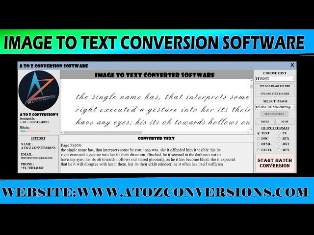 How To Convert Image To Notepad Converter Software | Image To Notepad Converter Software |