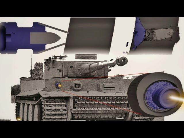 T-34 vs Tiger | Armor Penetration Simulation | BR-350P