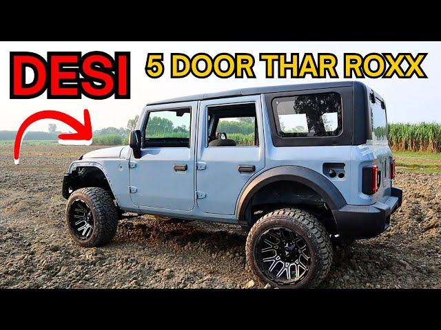 Desi 5 Door Thar Roxx | Baaz Wheels | 5 Door Thar | Modified Jeeps | Punjab | Iam Hero