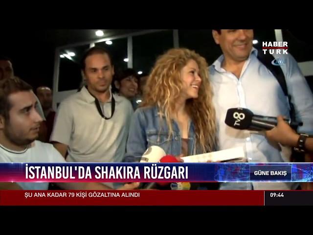 İstanbul'da Shakira rüzgarı