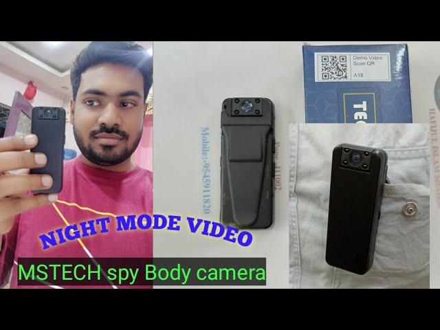 MSTECH Spy body  wifi pocket Camera wireless with 64 gb SD card. Best night vision Camera under 5000