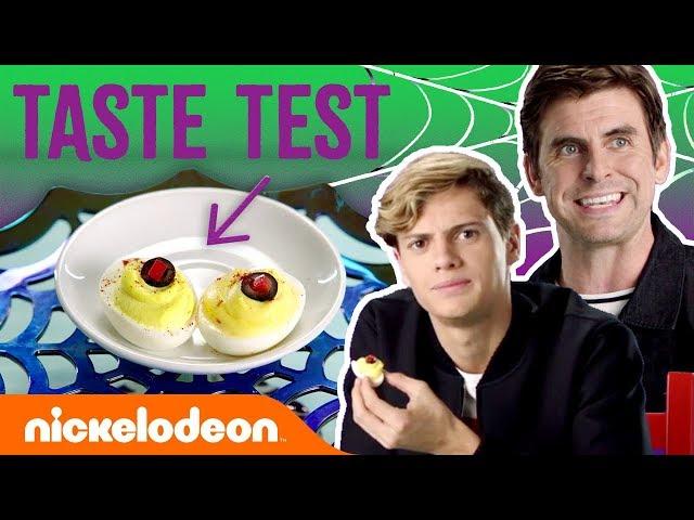 Jace Norman & Cooper Barnes Taste TestHalloween Treats | #NickStarsIRL