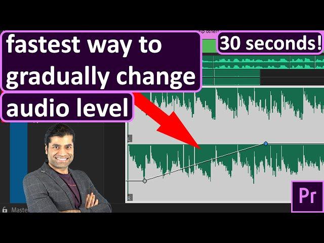 Fastest Way to Gradually Increase or Decrease Audio Volume in Premiere Pro