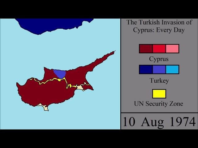 The Turkish Invasion of Cyprus: Every Day