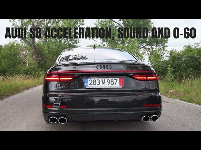 AUDI S8 2020 | Sound, Acceleration, Launch 0-62/0-100 and Revs