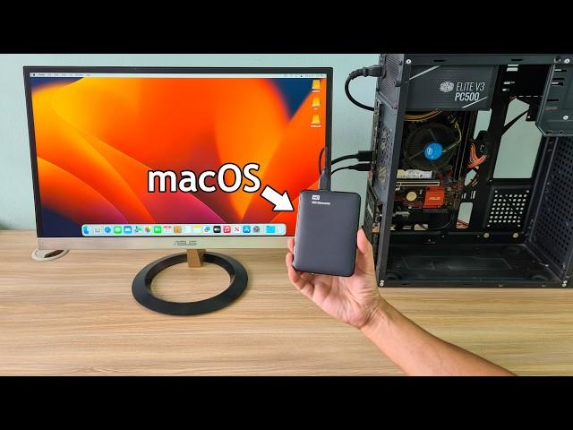 How to install macOS on an external hard drive