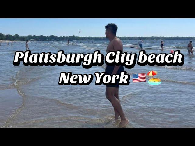 Visiting Plattsburgh City Beach, New York !!