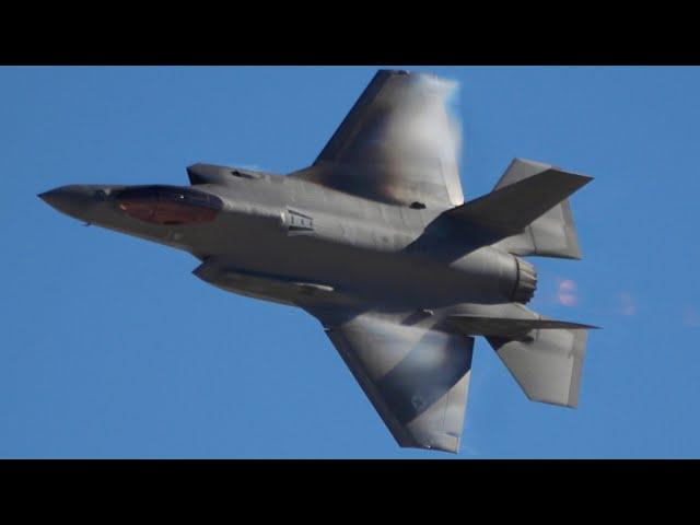 USAF F-35 Demo Team Aviation Nation 2022 Nellis AFB Air Show