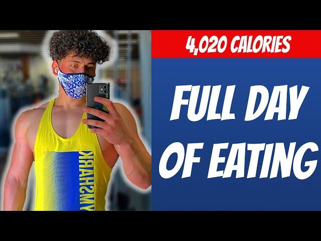 How I Build Muscle in Med School | Full Day of Eating (4,020 calories)