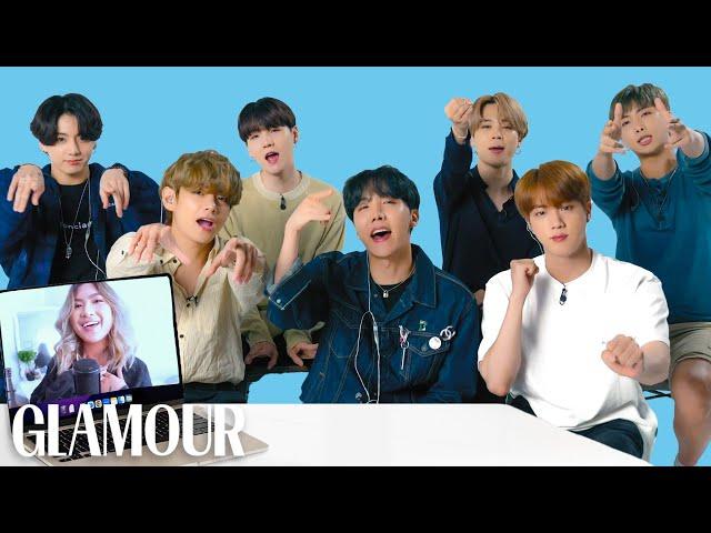 BTS Watches Fan Covers On YouTube | Glamour