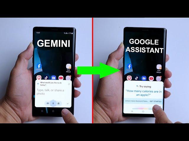 Switch Back to Google Assistant from Gemini