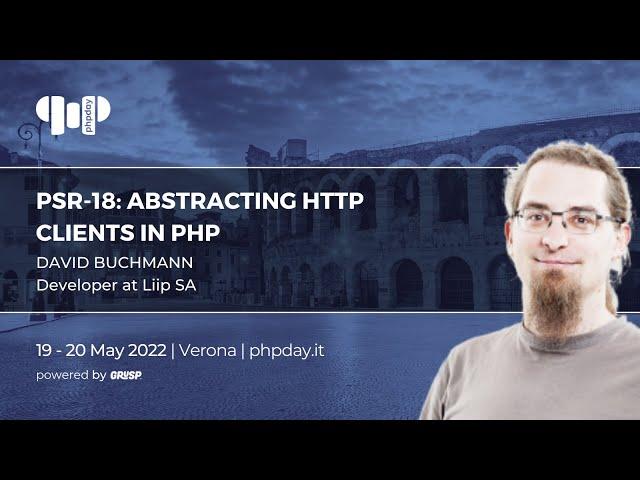 PSR-18: Abstracting HTTP clients in PHP | David Buchmann | phpday 2022