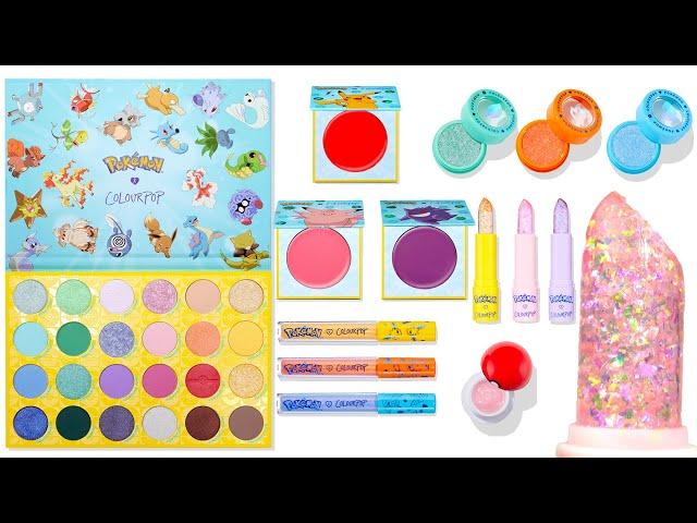 NEW Pokemon Makeup Glitter Lip Balms, Rainbow Eyeshadow Palette and More