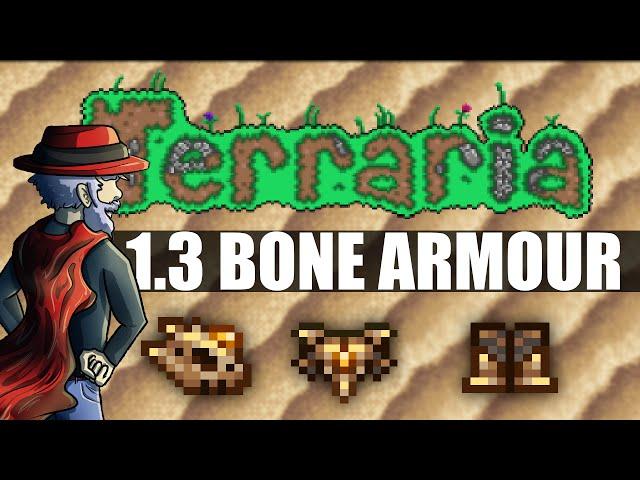 Bone|Fossil Armour Terraria 1.3 - THROWING BUFFS! NEW ARMOUR (Terraria item Tutorial)