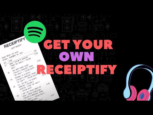 How To Get Receiptify From Spotify