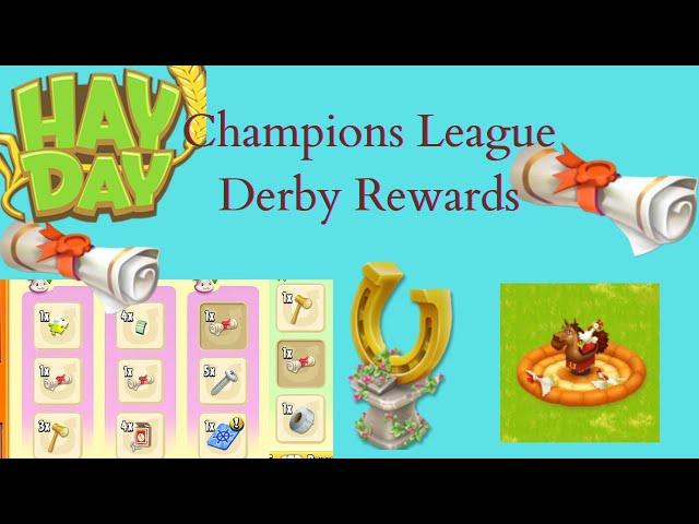 Hay Day - Derby Rewards Reshuffle