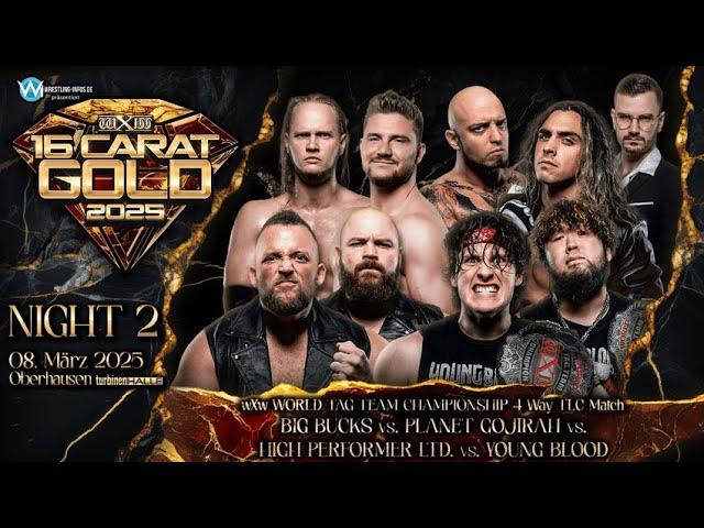 HIGH STAKES, HIGH RISK, TLC bei wXw 16 Carat Gold 2025 - Night 2 (Trailer)