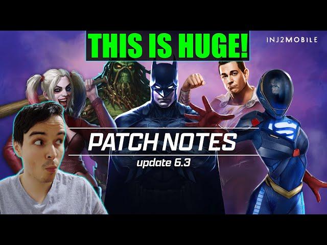 Injustice 2 Mobile Update 6.3 Patch Notes ( XP In Arena Store Lets Go)