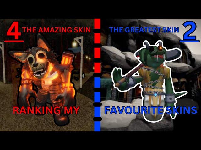 MY TOP 5 FAVOURITE SKINS IN PIGGY FROM BEST TO EXCELLENT