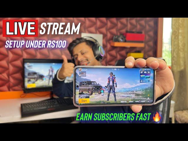 How to Live Stream BGMI on Mobile in Youtube With High Quality and without Lag