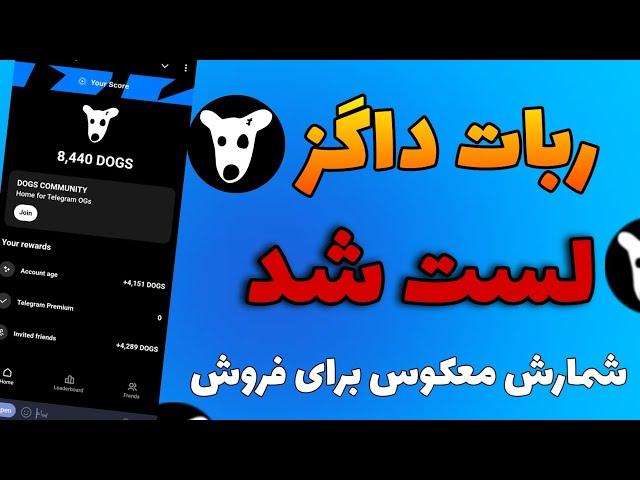 اخرین روز پروژه داگز فردا قراره ایردراپ dogs لیست بشه