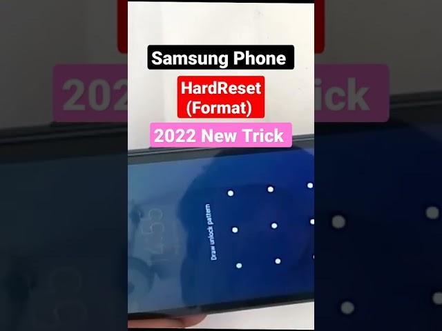 Samsung Phone pattern, pin, password, Google Unlock new 2022 trick 