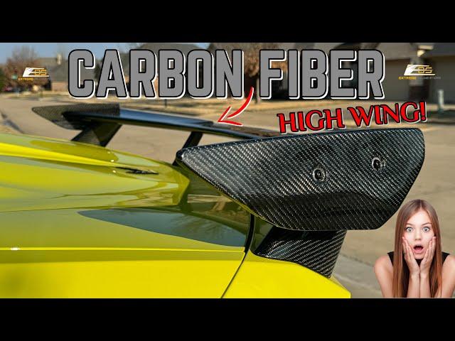 Why I Replaced The High Wing On My C8 Corvette!