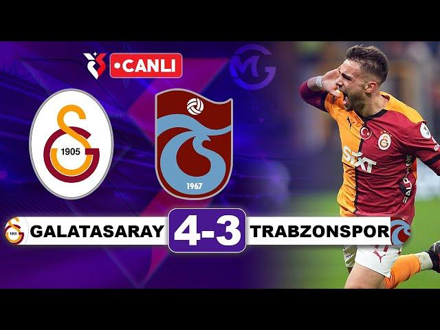 Galatasaray 4-3 Trabzonspor / Süper Lig Canlı Yayın