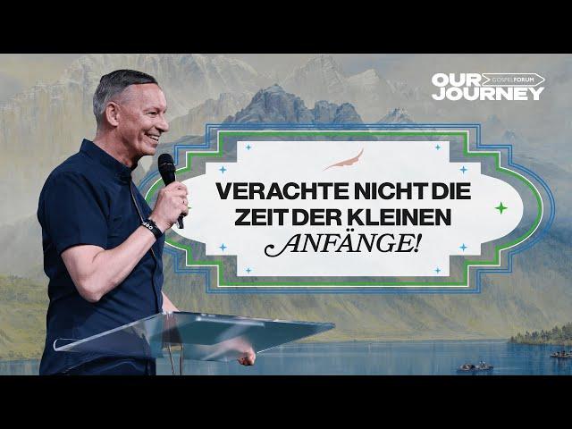 Wie Gott aus einer kleinen Sache Großes machen kann! | Peter Wenz | Gospel Forum