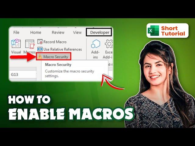 How to enable macros in Excel 2024