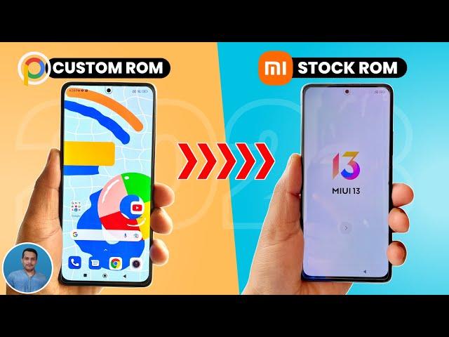 How To RollBack Custom Rom To MIUI Rom in 2023 | RollBack Custom Rom to MIUI Rom | MIUI Rom Install