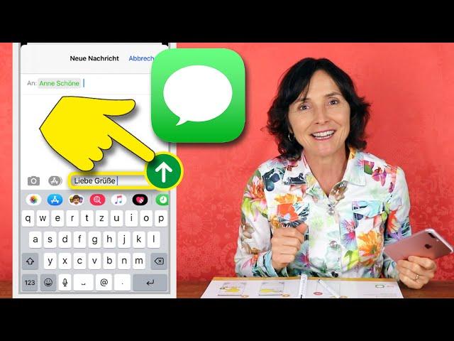 iPhone Kurs für Senior*innen Teil 18: Eine SMS Nachricht versenden.