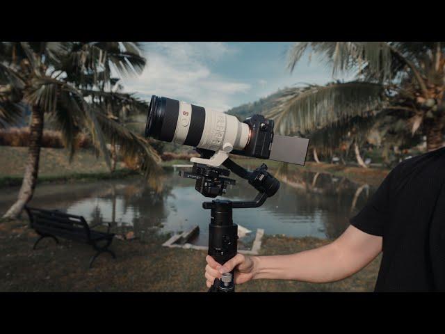 200mm on a Gimbal with Sony 70-200mm F2.8 GM ii + DJI Ronin S | How to Balance and Tips