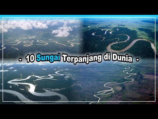 10 Longest Rivers in the World. Across Many Countries and Has Thousands of Kilometers Long