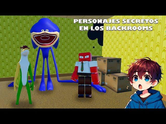 ENTRO A LOS BACKROOMS  Y DESBLOQUEO A SONIC TAPES  Y PERSONAJES ÉPICOS DE INTENSAMENTE 2 En Roblox