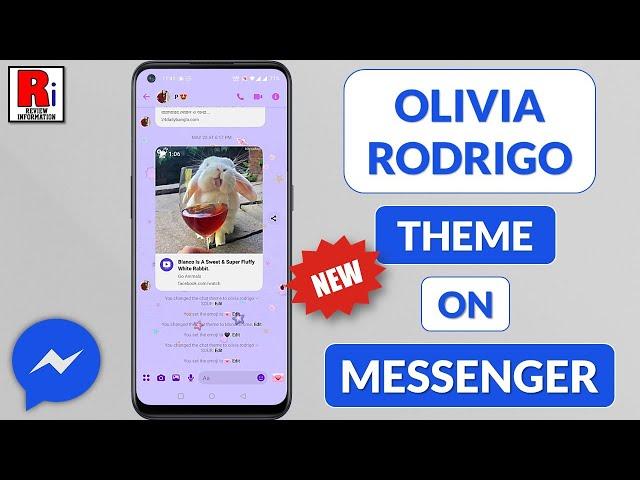 How to Activate the new Olivia Rodrigo - Sour Theme on Facebook Messenger