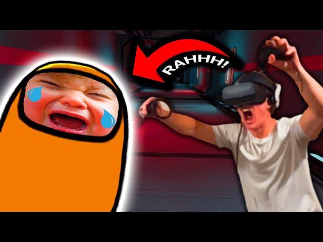 Grown Man Terrifies Kids in Among Us VR