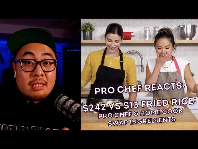 $242 vs $13 Fried Rice | Epicurious - Pro Chef Reacts