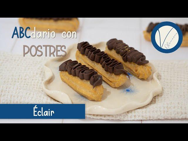 Éclair  | ABCdario con postres | Letra "E"