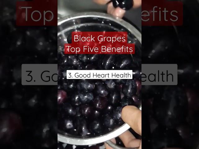 Top Benefits of Black Grapes #shorts