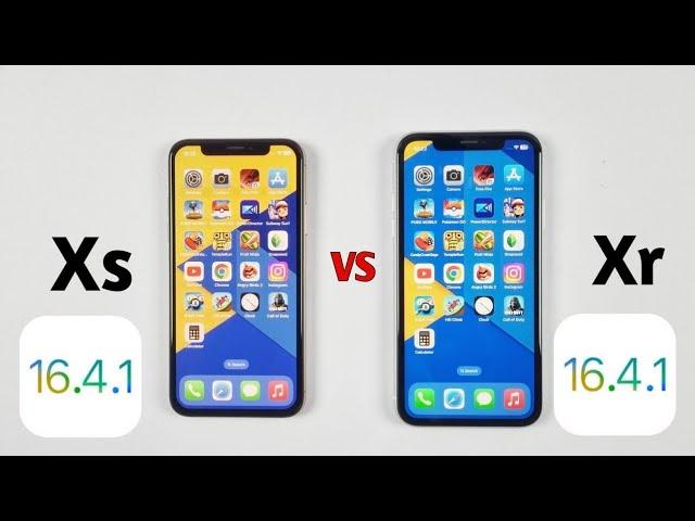 iPhone Xs Vs iPhone XR - SPEED TEST in 2023 (IOS 16.4.1)