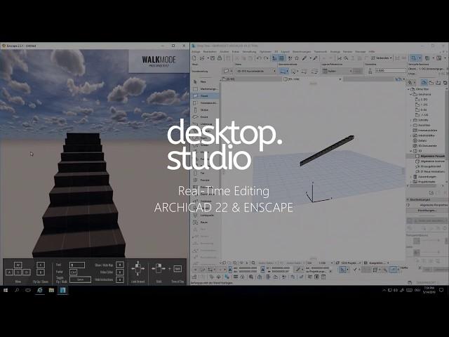 Real-Time Editing with Archicad & ENSCAPE @ desktop.studio