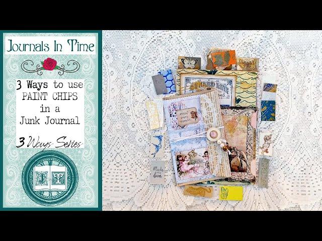 3 WAYS to use Paint Chips in a Junk Journal #junkjournalideas #junkjournal #junkjournalinspiration